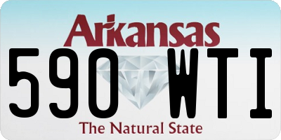 AR license plate 590WTI
