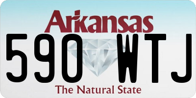 AR license plate 590WTJ