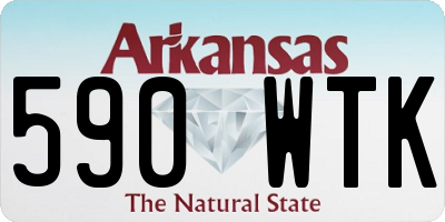 AR license plate 590WTK