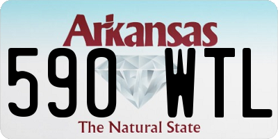 AR license plate 590WTL
