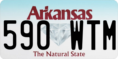 AR license plate 590WTM