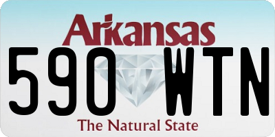 AR license plate 590WTN