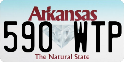 AR license plate 590WTP