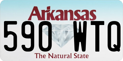 AR license plate 590WTQ