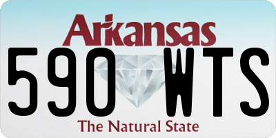 AR license plate 590WTS