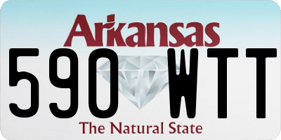 AR license plate 590WTT