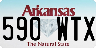 AR license plate 590WTX