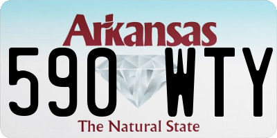 AR license plate 590WTY