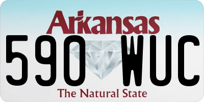 AR license plate 590WUC