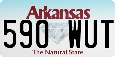 AR license plate 590WUT