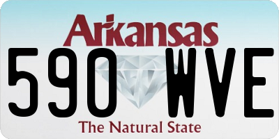 AR license plate 590WVE
