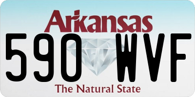 AR license plate 590WVF