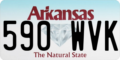 AR license plate 590WVK
