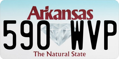 AR license plate 590WVP