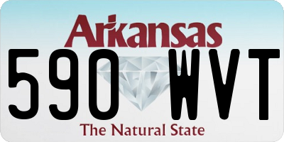 AR license plate 590WVT