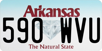 AR license plate 590WVU