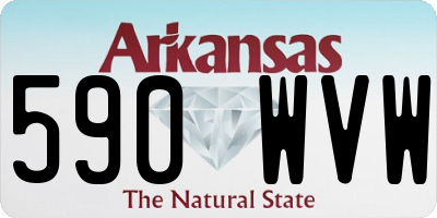 AR license plate 590WVW