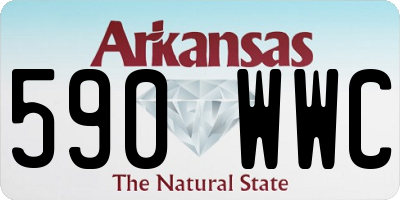 AR license plate 590WWC