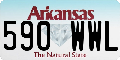 AR license plate 590WWL