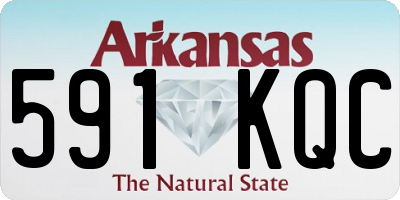 AR license plate 591KQC
