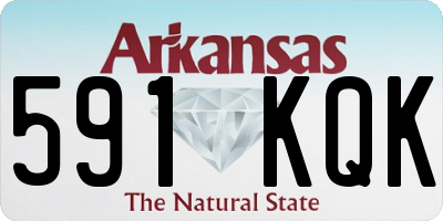 AR license plate 591KQK