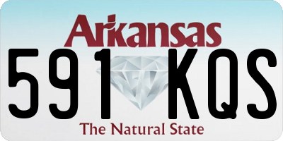 AR license plate 591KQS