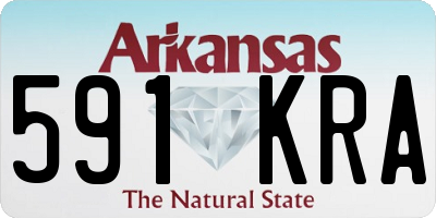 AR license plate 591KRA