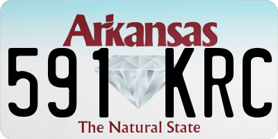 AR license plate 591KRC