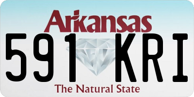 AR license plate 591KRI