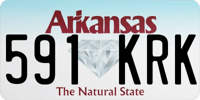 AR license plate 591KRK