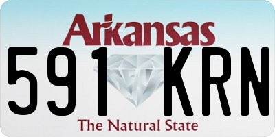 AR license plate 591KRN