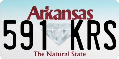 AR license plate 591KRS