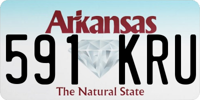 AR license plate 591KRU