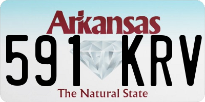 AR license plate 591KRV