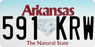 AR license plate 591KRW