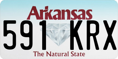 AR license plate 591KRX