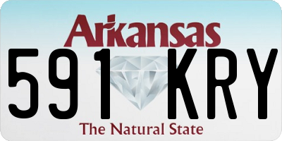 AR license plate 591KRY