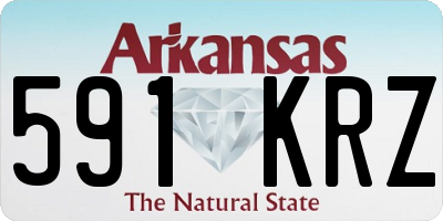AR license plate 591KRZ