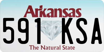 AR license plate 591KSA