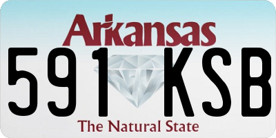 AR license plate 591KSB