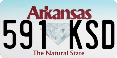 AR license plate 591KSD