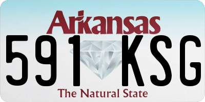 AR license plate 591KSG