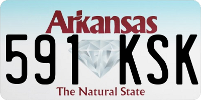 AR license plate 591KSK
