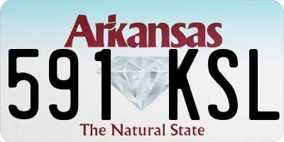 AR license plate 591KSL