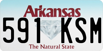 AR license plate 591KSM