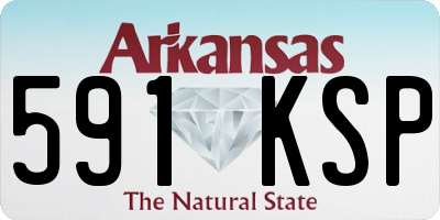 AR license plate 591KSP