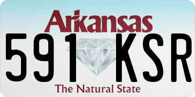 AR license plate 591KSR