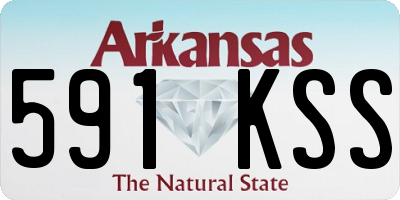 AR license plate 591KSS
