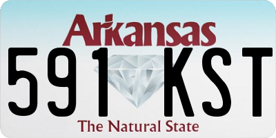 AR license plate 591KST
