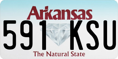 AR license plate 591KSU